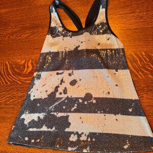 Splatter Look Sequin Tank Top